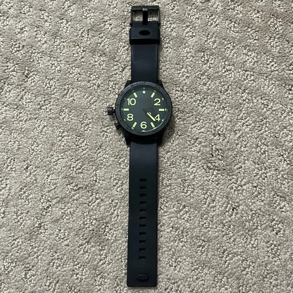 Nixon The 51-30 Black/Neon Green Men’s Watch - Picture 3 of 5